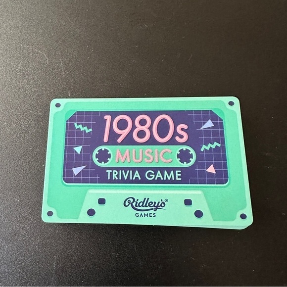 80s nostalgia totally righteous 80s Music Trivia Game from Ridley's Games - Picture 6 of 6